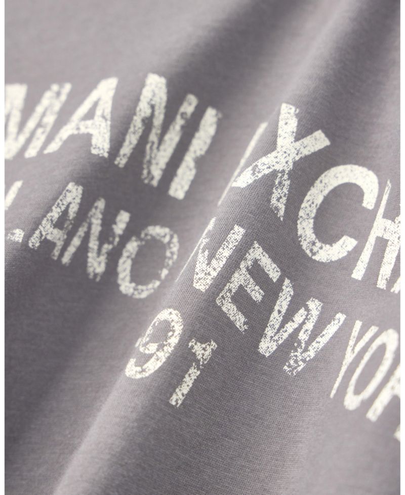 Men's Color Block Wording T-Shirt