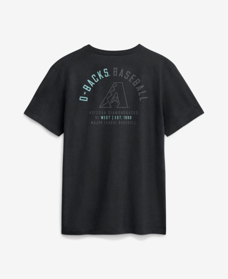 Men's Black Arizona Diamondbacks Split Logo T-Shirt