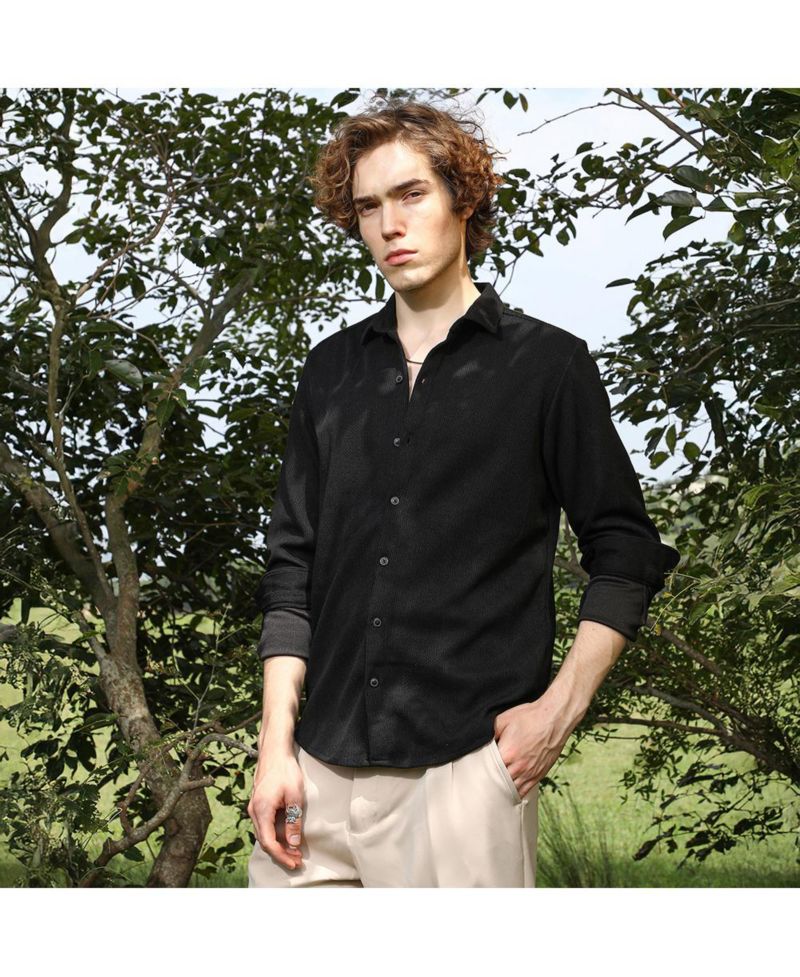 Men's Solid Knit Shirt