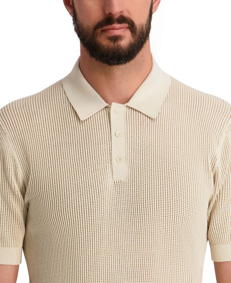Men's Short-Sleeve Regular-Fit Polo Sweater