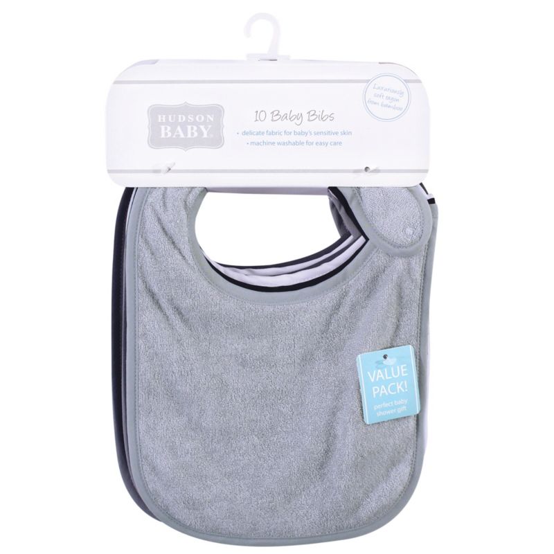 Unisex Plush Bamboo Rayon Terry Drool Catchers