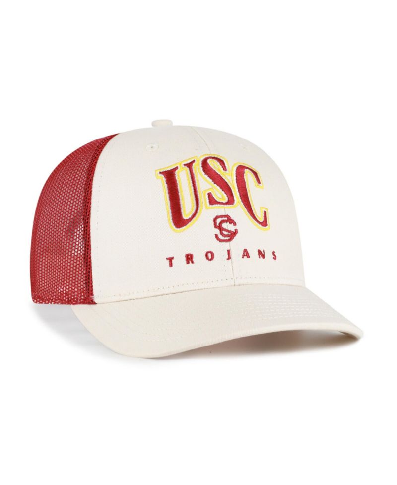 Men's Natural USC Trojans Drawbridge Trucker Adjustable Hat