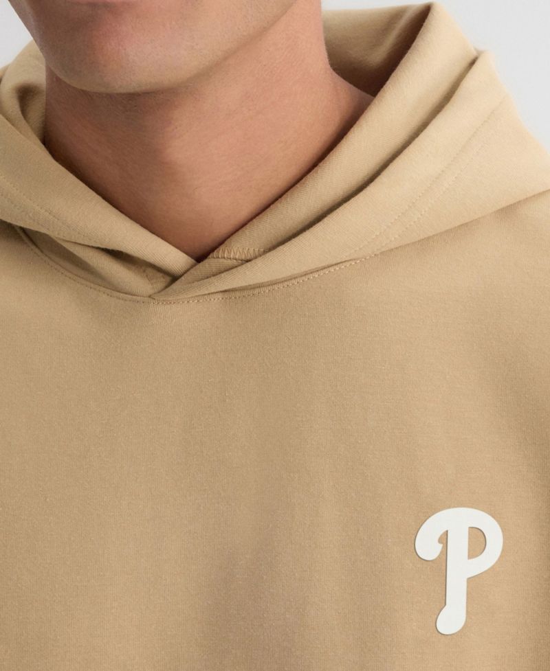 Men's Khaki Philadelphia Phillies Clutch Tri-Blend Hoodie