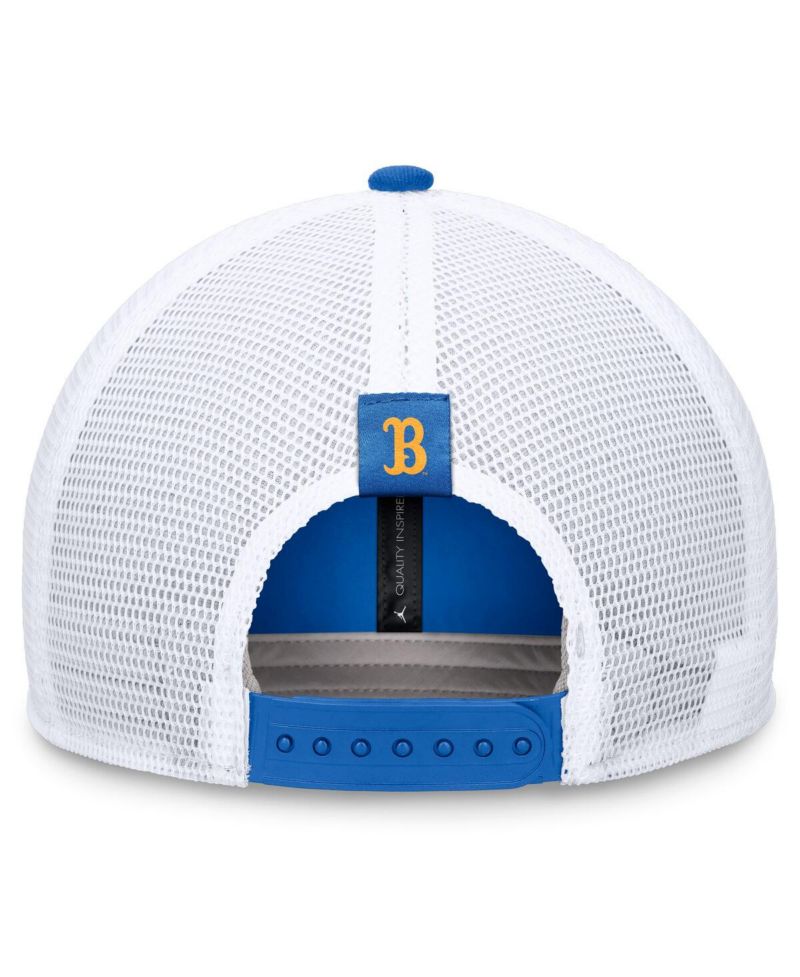 Men's Blue/White UCLA Bruins 2024 Sideline Trucker Adjustable Hat