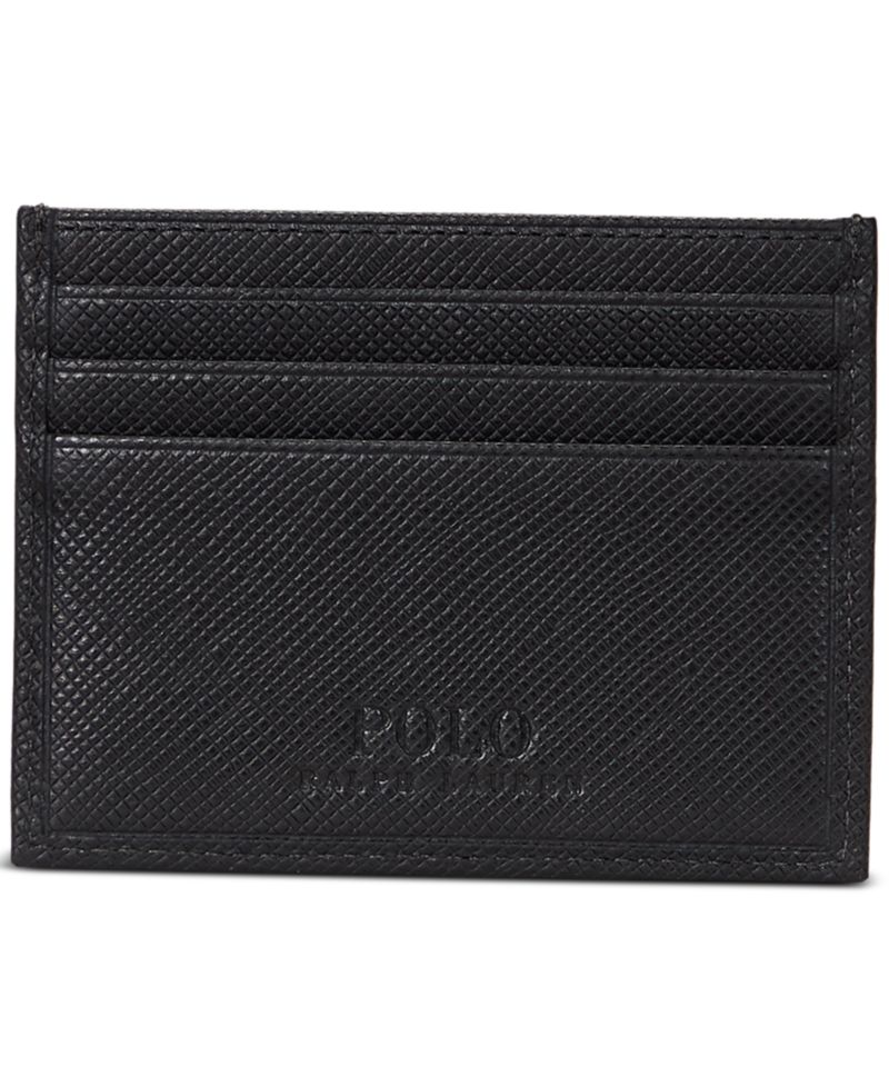 Men's Saffiano Leather Card Case