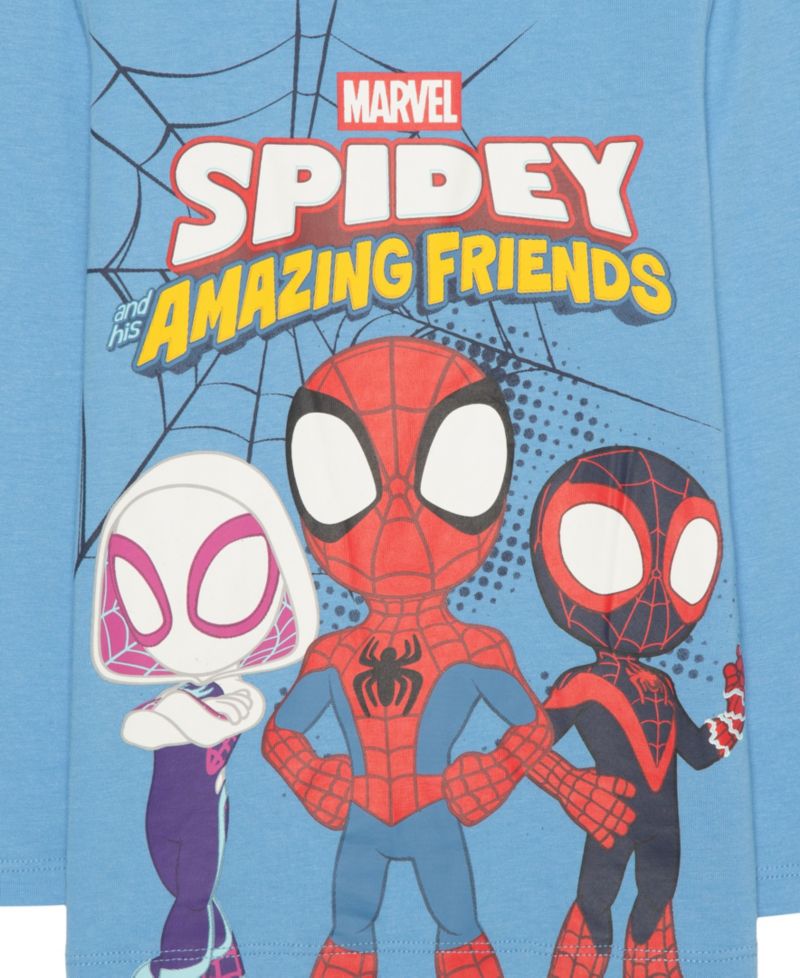 Toddler Boys' 12M-5T Spidey Amazing Friends Long-Sleeve Graphic T-Shirt