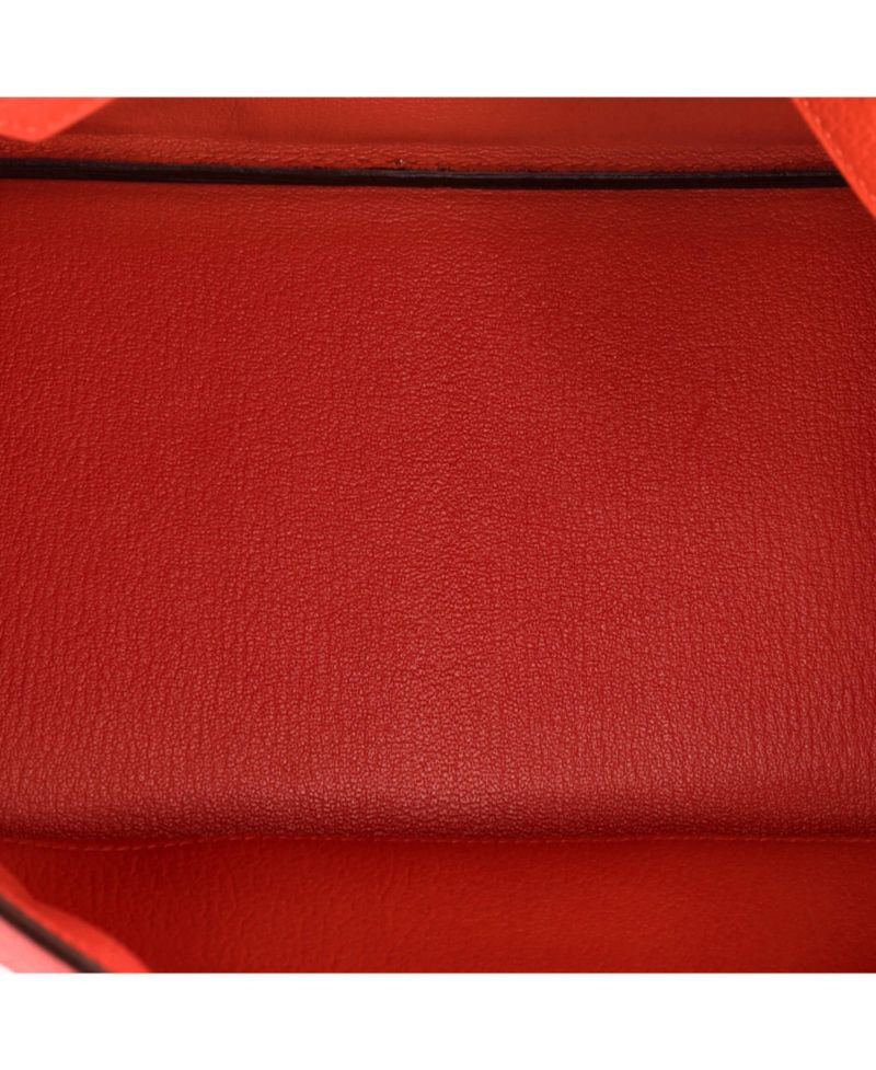 Birkin 30 Handbag Red Clemence with Gold Hardware