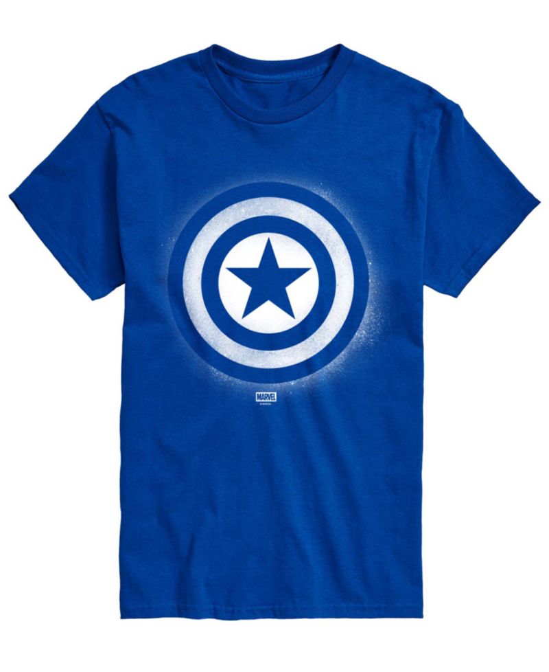 Men's Captain America Logo Short-Sleeve Graphic T-Shirt
