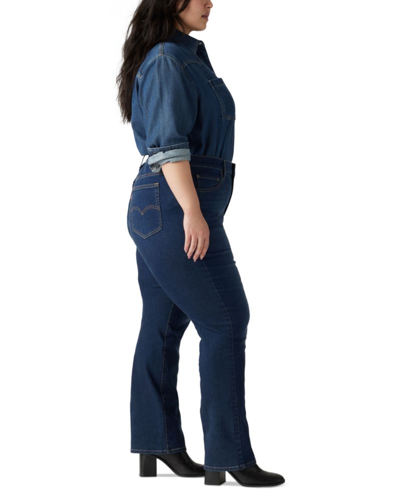 Plus Size Chelsea High-Rise Straight-Leg Jeans