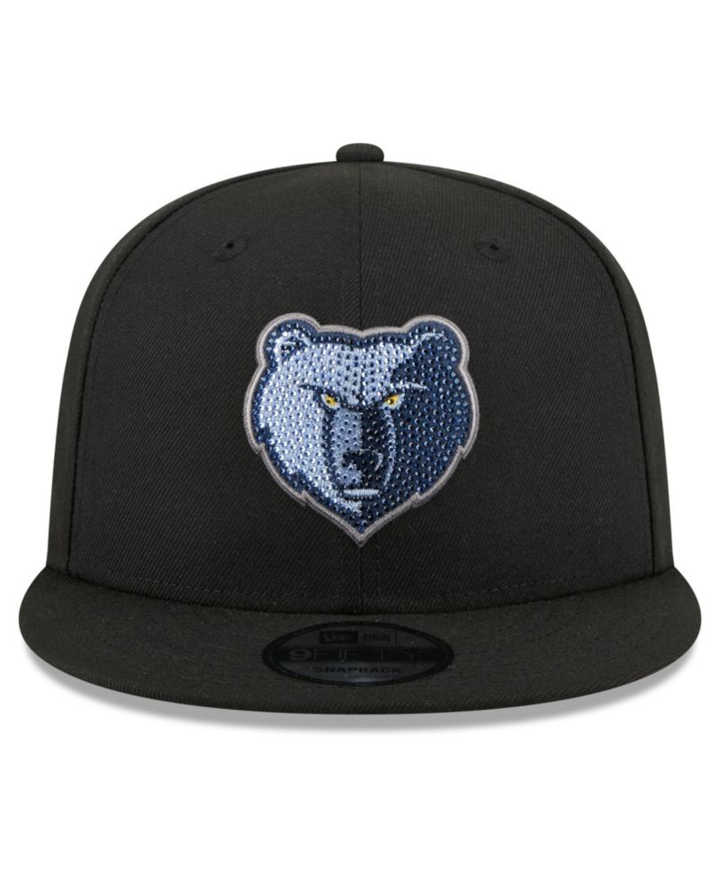 Men's Black Memphis Grizzlies 2026 NBA Draft Crystal 9FIFTY Snapback Hat
