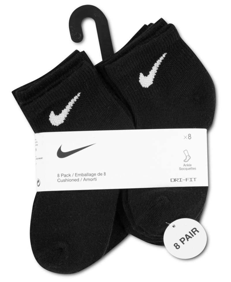 Boys' and Girls' 4-5 Ankle Socks, 8-Pack