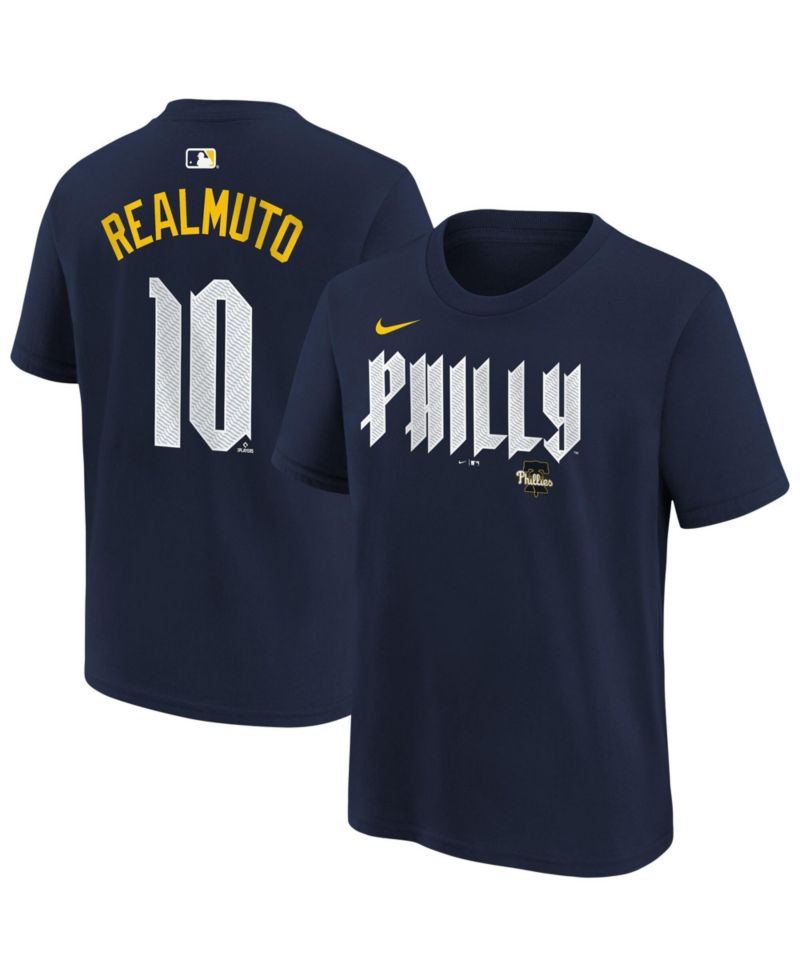 Big Boys and Girls J.T. Realmuto Navy Philadelphia Phillies City Connect Name & Number T-Shirt