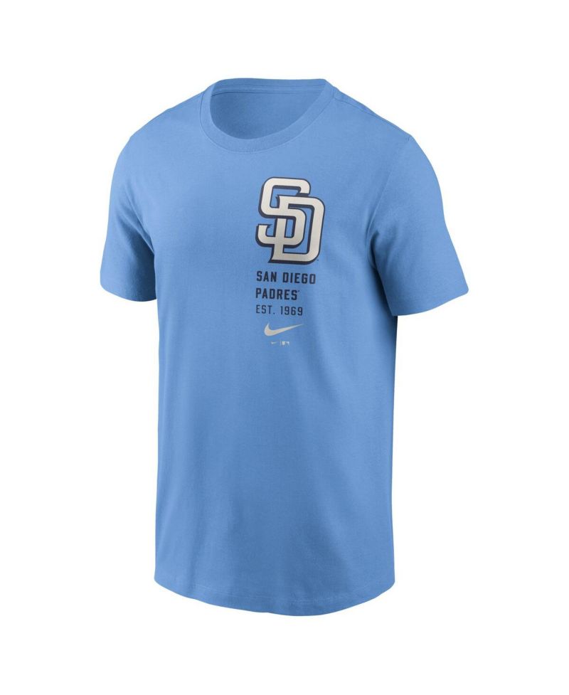 Men's Light Blue San Diego Padres Record Shattered T-Shirt