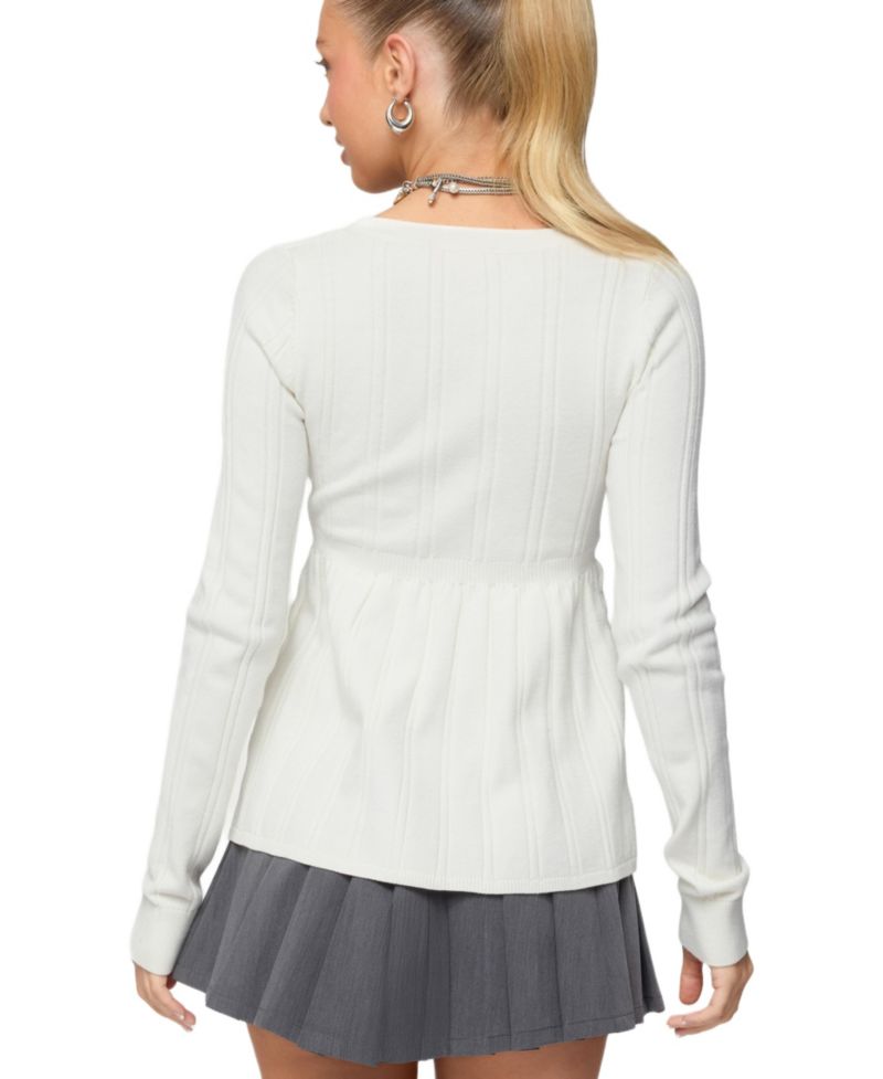 Women's Saphey Babydoll Cable Knit Top