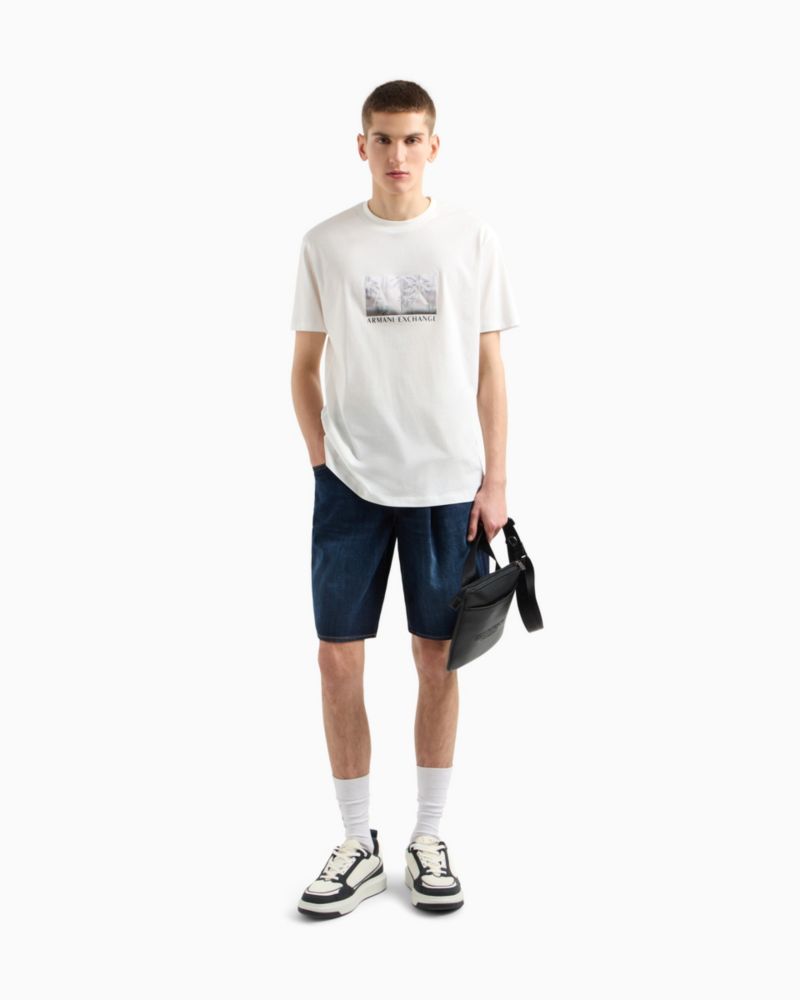 Men's Short Sleeve Crewneck Logo Graphic T-Shirt
