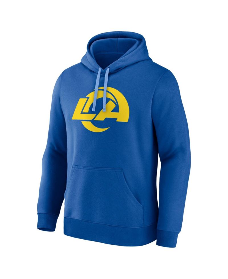 Men's Royal Los Angeles Rams Primary Logo Hoodie