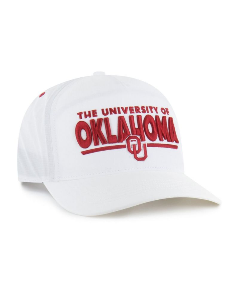 Men's and Women's '47 White Oklahoma Sooners brrr&deg; Expressway Hitch Adjustable Hat