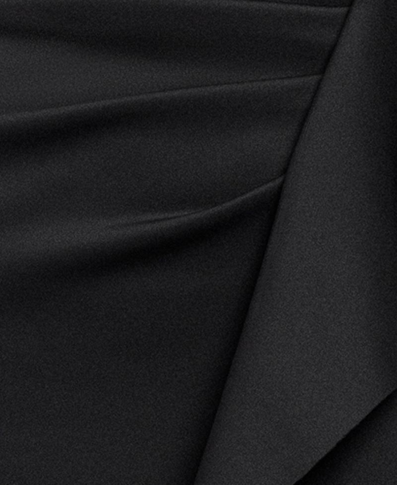 Women's Strapless Scuba Wedding-Guest Gown