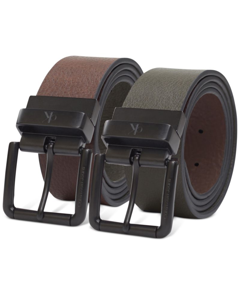 38MM Men's Pebble Grain Reversible Jean Belt