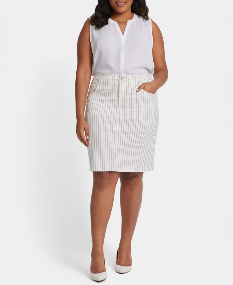 Plus Size High Waist Skirt