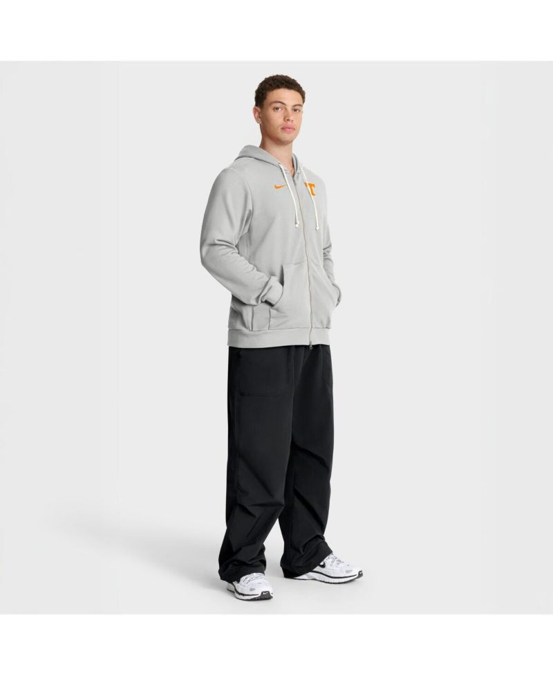 Men's Gray Tennessee Volunteers 2025 Sideline Standard Issue Dri-FIT Full-Zip Hoodie