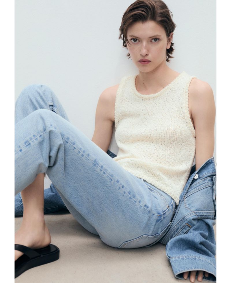 Women's Mid-Rise Straight Jeans