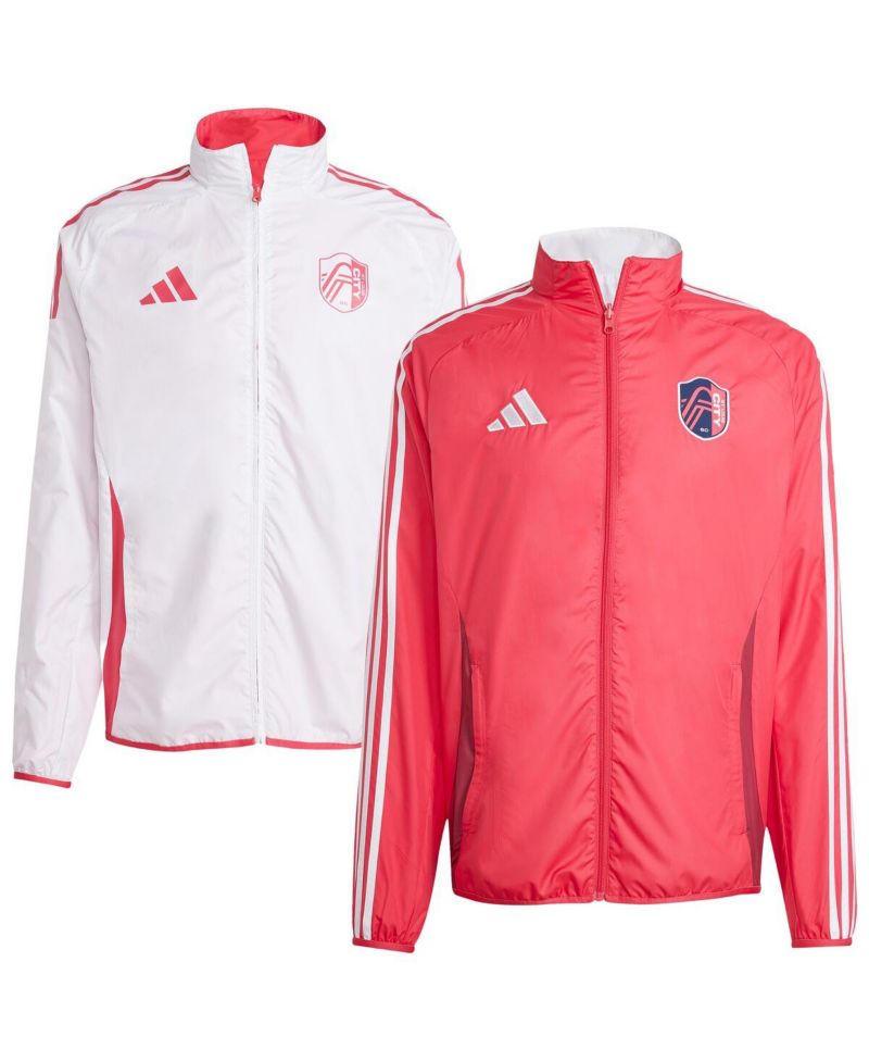 Men's Red/White St. Louis City SC 2025 Anthem Reversible Full-Zip Jacket