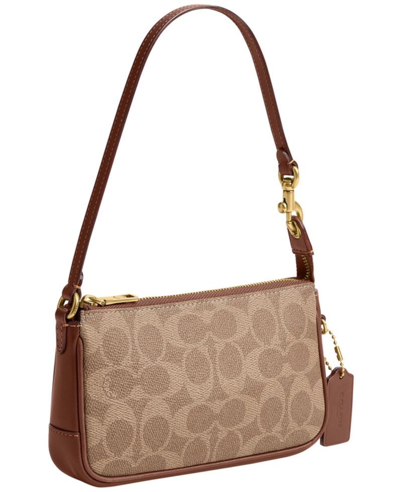 Plaza Mini Signature UpcraftedLeather Shoulder Bag 18
