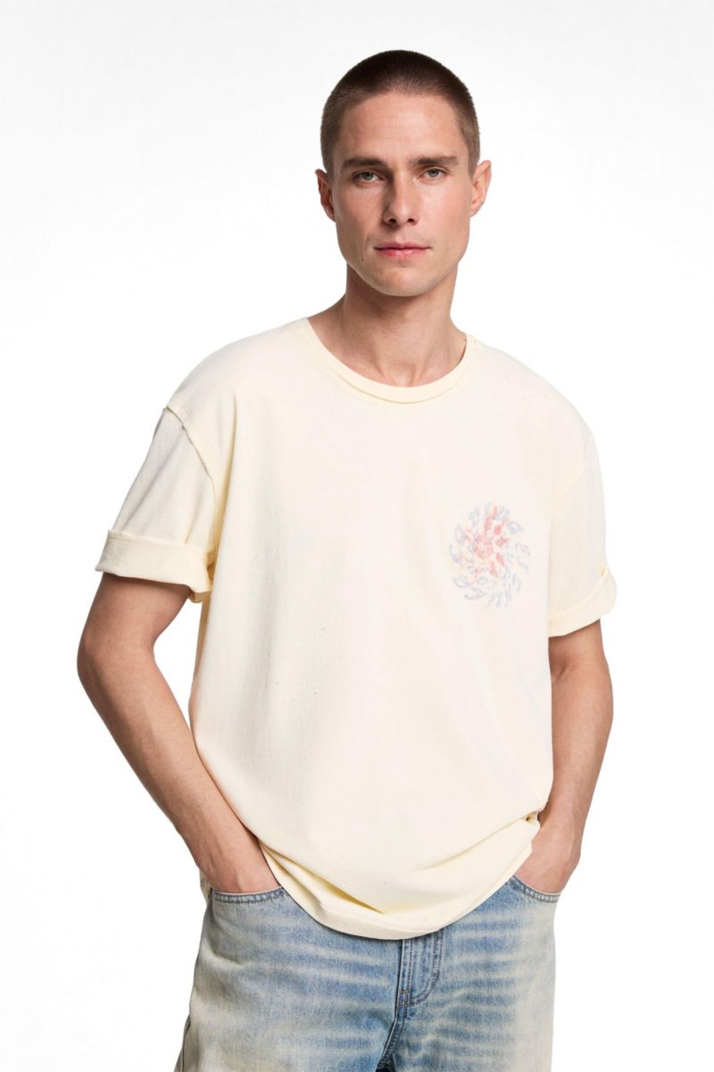 Men's Printed cotton T-shirt