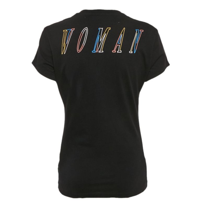 Women's Pre-Owned Print Cotton Jersey Crew Neck T-Shirt