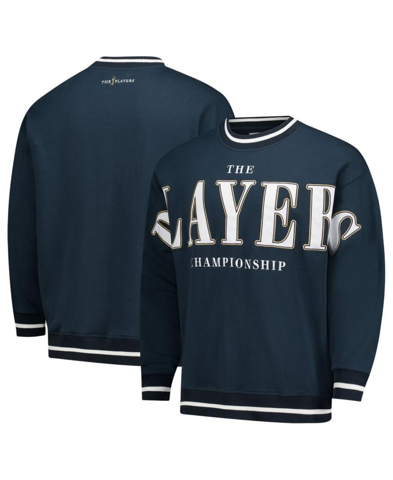 Men's Navy THE PLAYERS Oversized Graphic Sweatshirt