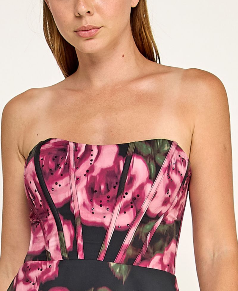 Juniors' Strapless Mini Dress