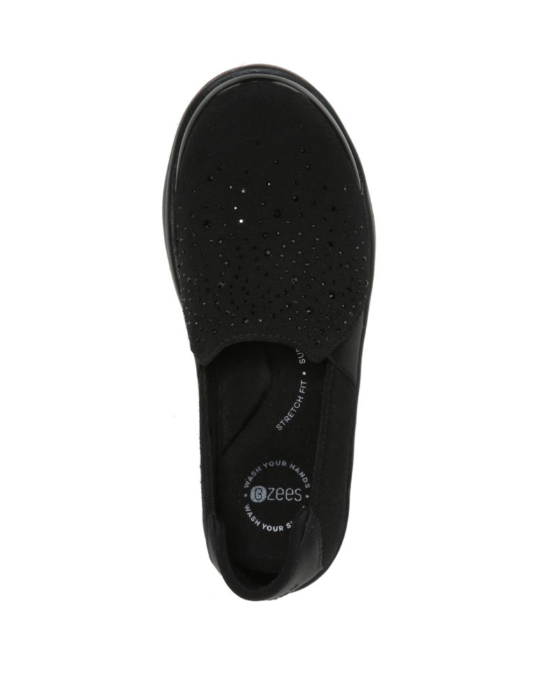 Women's Poppyseed Washable Round Toe Slip Ons