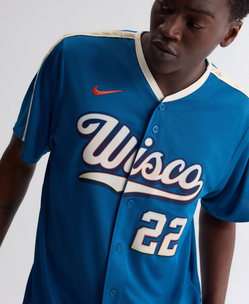 Men's Christian Yelich Mineral Blue Milwaukee Brewers 2026 City Connect Stadium Jersey