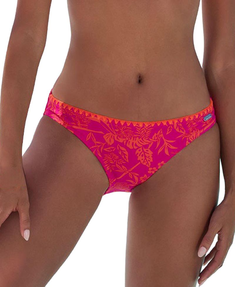 Women's Tropical Print Classic Bikini Crochet Swim Bottom