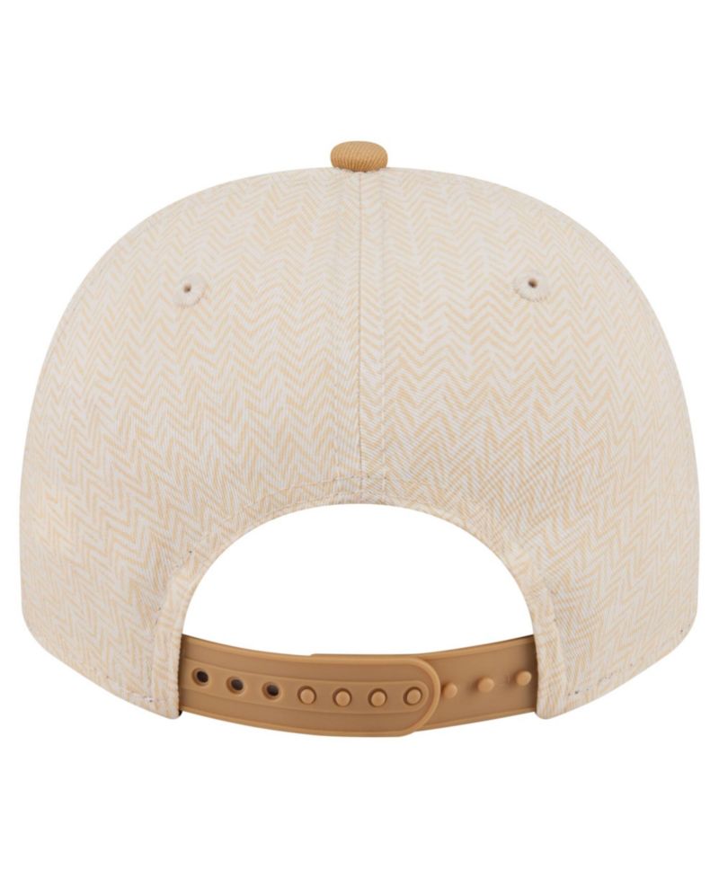 Men's Cream Detroit Tigers Herringbone 9FIFTY A-Frame Snapback Hat