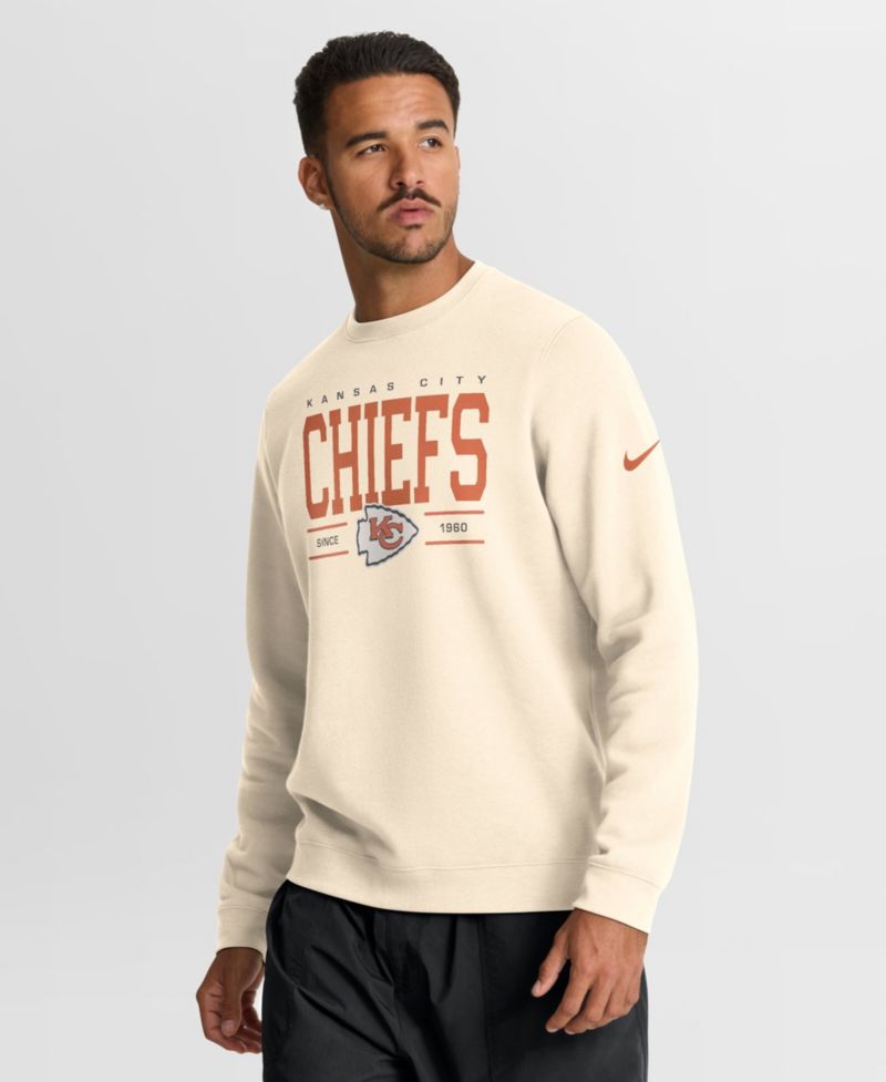 Men's Kansas City Chiefs Always Reppin' Club Long-Sleeve Crewneck Sweatshirt
