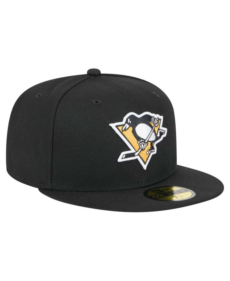 Men's Black Pittsburgh Penguins Core 59FIFTY Fitted Hat