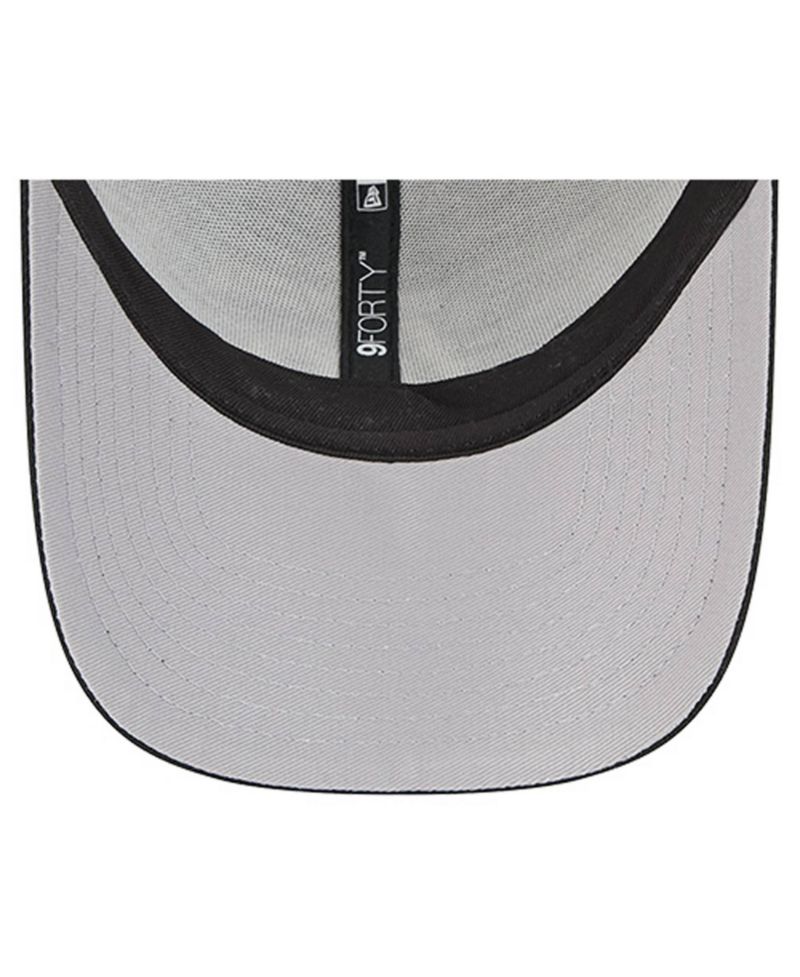 Men's Black New York Jets Apple Trucker 9FORTY Adjustable Hat