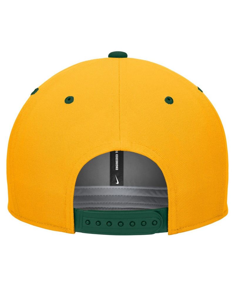 Men's White/Gold Baylor Bears Pro Performance Snapback Hat