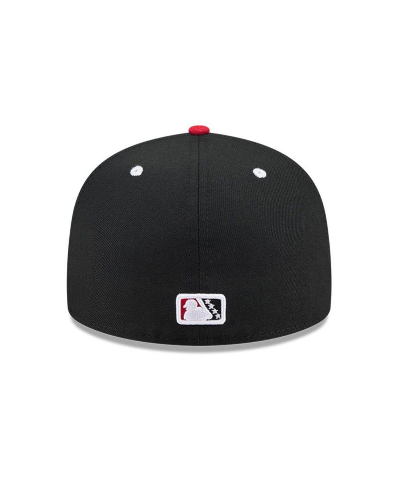 Men's Black Erie SeaWolves Theme Nights 59FIFTY Fitted Hat