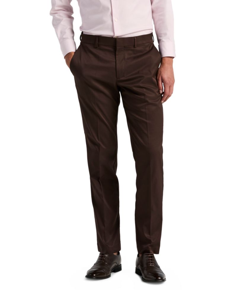 Men's Flat Front Modern-Fit Dress Pants