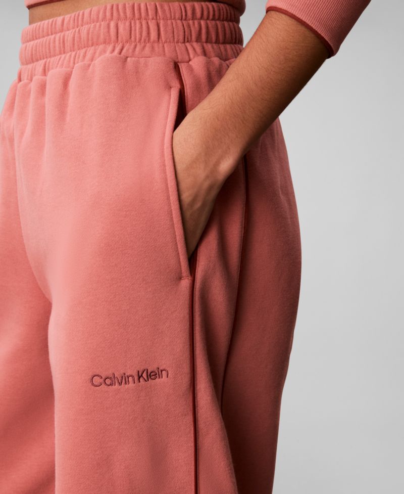 Women's Piped Wide-Leg Sweatpants