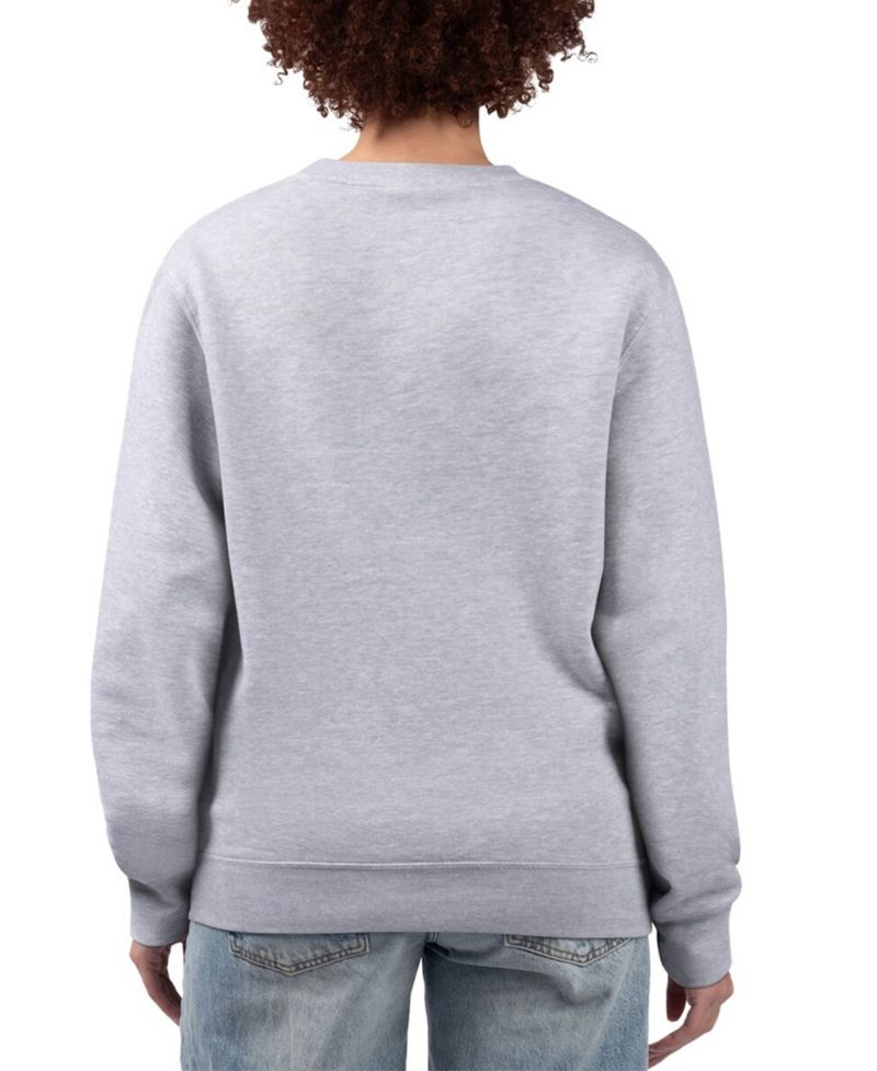 Women's Heather Gray Philadelphia Phillies Team Logo Fleece Pullover Sweatshirt