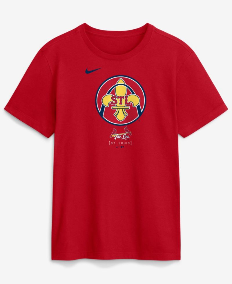 Men's Red St. Louis Cardinals City Connect Wordmark T-Shirt