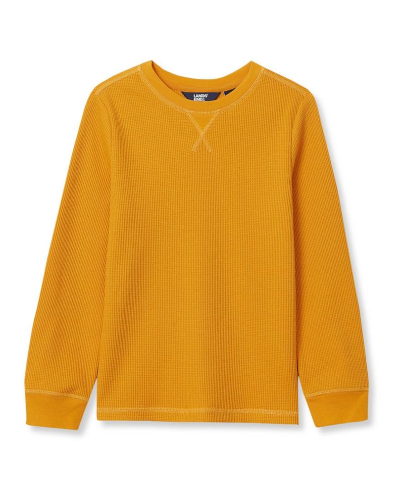 Boys Long Sleeve Waffle Thermal Shirt