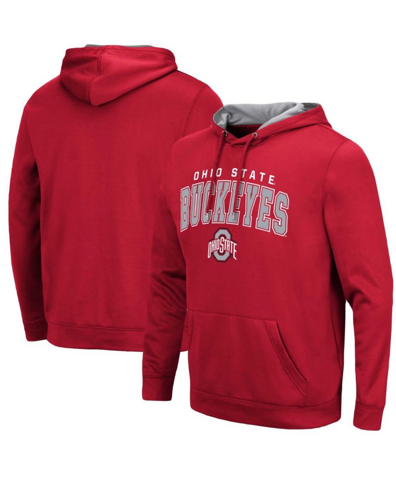 Men's Ohio State Buckeyes Resistance Pullover Hoodie