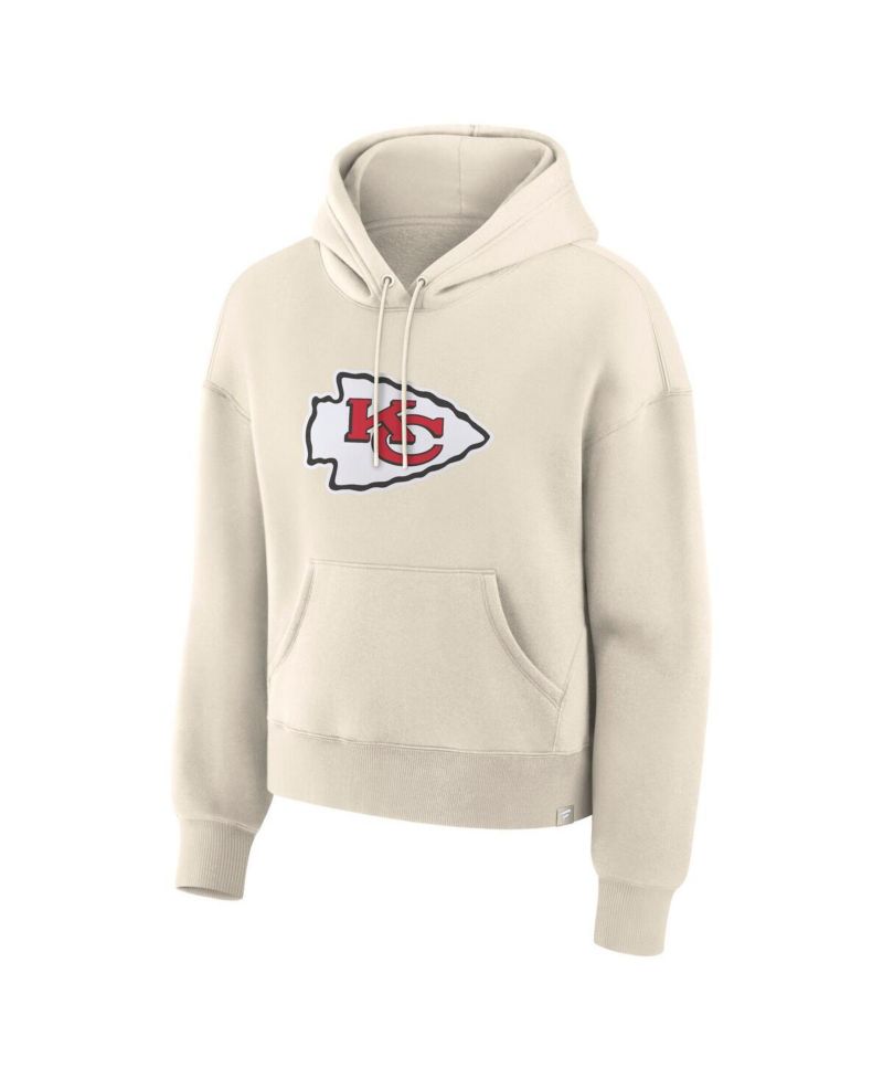 Women's Cream Kansas City Chiefs Dove Legacy Pullover Hoodie
