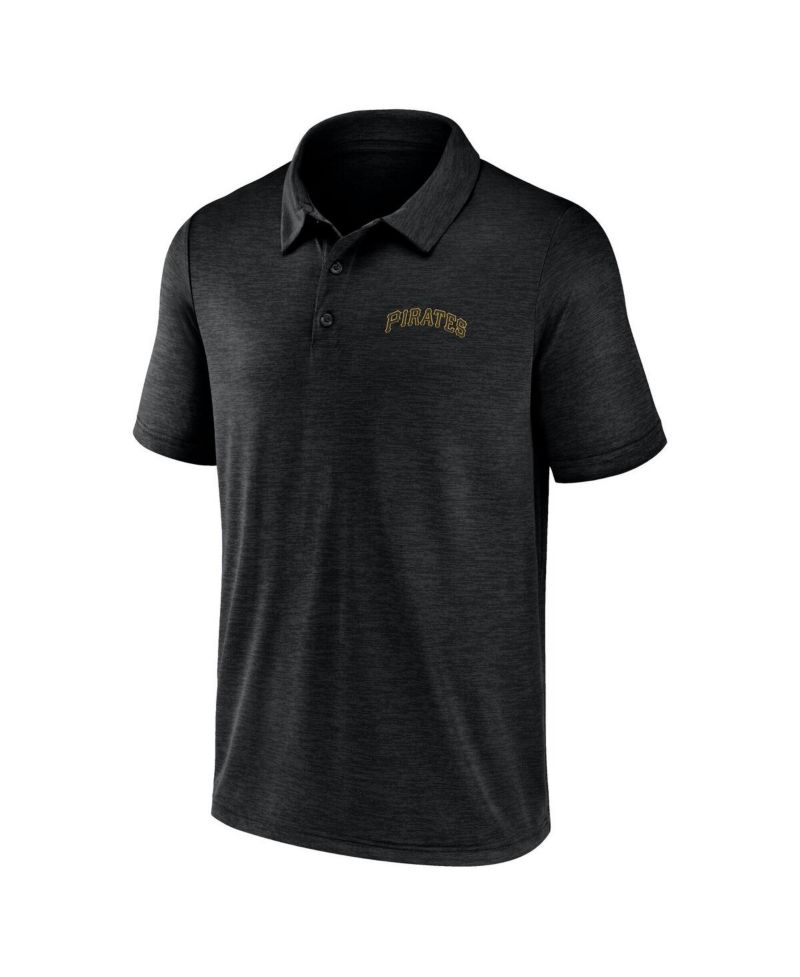 Men's Black Pittsburgh Pirates Unstoppable Polo Shirt