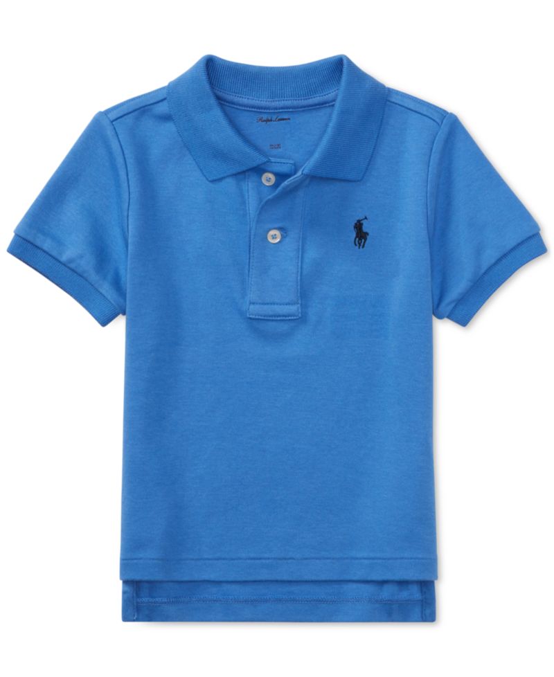 Baby Boys Cotton Polo Short Sleeved Shirt